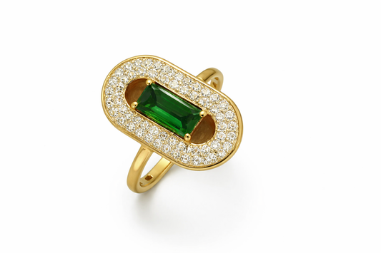 BAGUE EMERAUDE