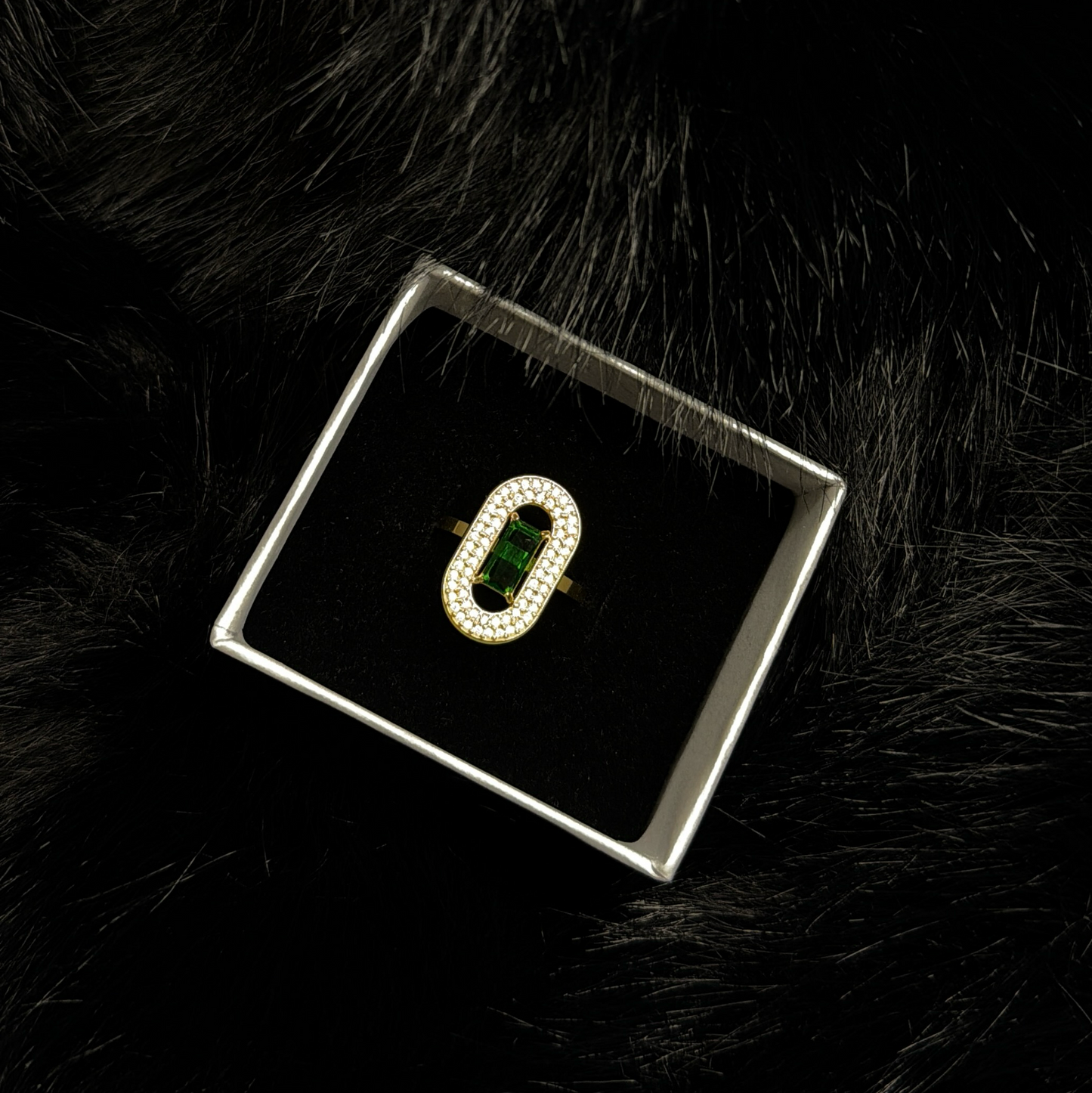 BAGUE EMERAUDE