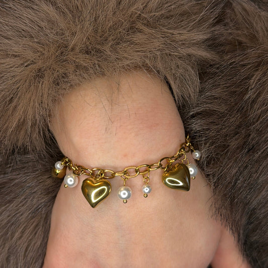 BRACELET CHARMS CŒUR