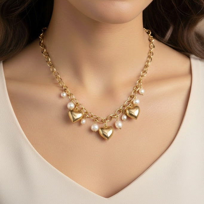 COLLIER CHARMS COEUR