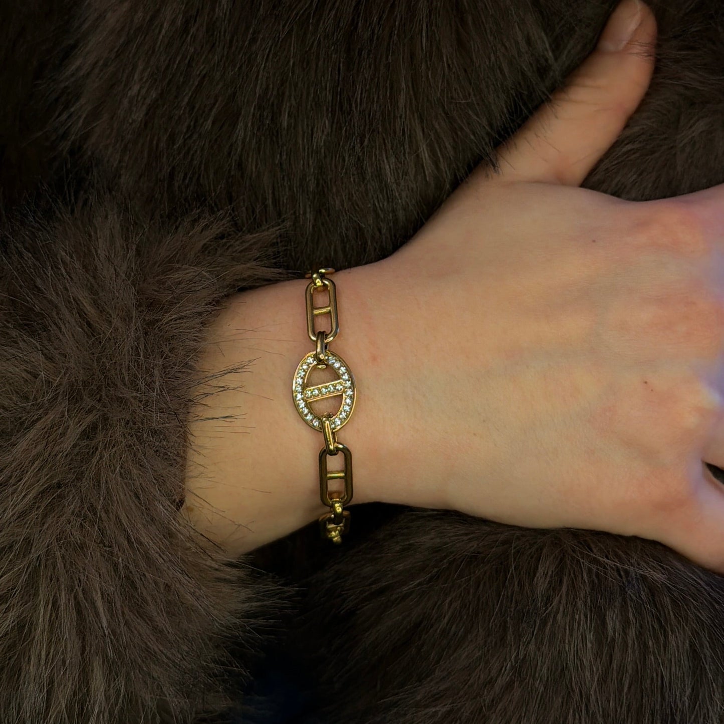 BRACELET MAILLE MARINE