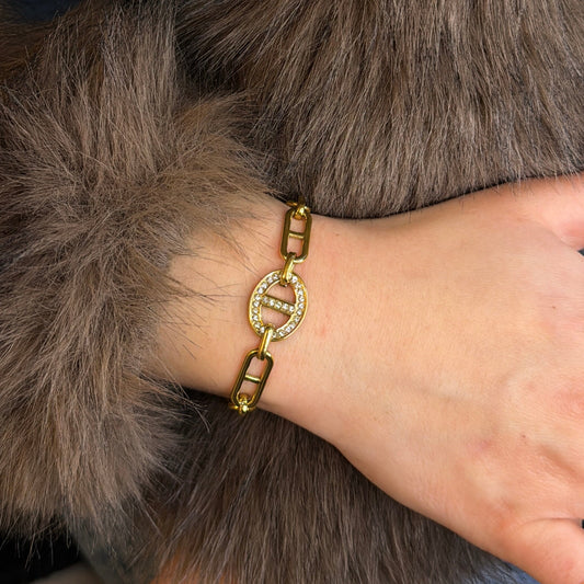 BRACELET MAILLE MARINE